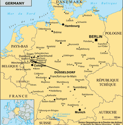 dusseldorf map germany